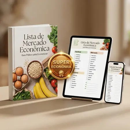 Mockup Bundle Lista de Mercado Econômica