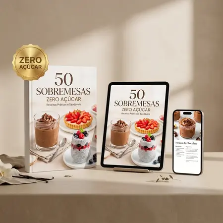 Mockup Bundle 50 Sobremesas Zero Açúcar