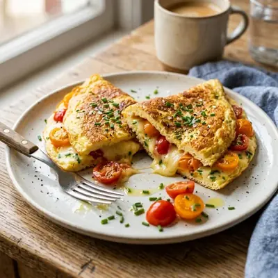 Omelete Cremosa de Frigideira